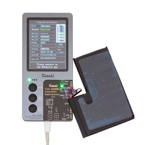 Акумулятор для iPhone 13 Pro Max, Li-ion, 3,85 B, 4352 мАг, без помилки, (A2653), genuine IC Прев'ю 1