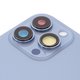 Housing Back Cover compatible with iPhone 13 Pro Max, (blue, with camera lens, sierra Blue, small hole) Preview 1