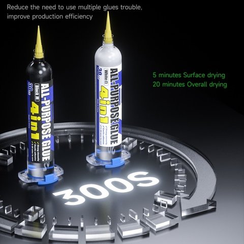 Adhesivo Mechanic G7, poliuretano, negro, para pegar tapas traseras, para marcos de pantalla, de secado instantáneo, 30 ml Vista previa  4