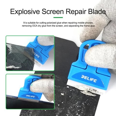 Glue Scraper RELIFE RL-023A, (with blade, 3 pcs) Preview 1