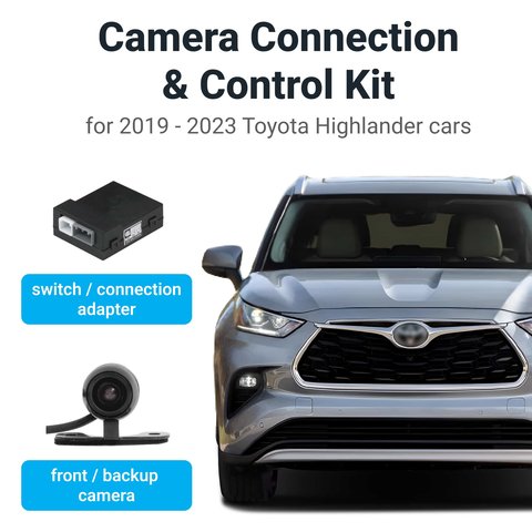 Toyota Highlander Front Backup Camera Control Connection Kit Smart Car ...