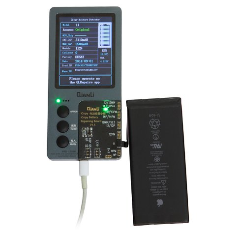 Battery compatible with iPhone 11, (Li-ion, 3.83 V , 3500 mAh, High Capacity, original IC) #616-00643 Preview 1