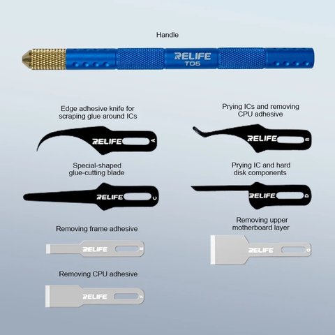 Knife Set RELIFE TK5, (for ICs, 8 in 1) Preview 1
