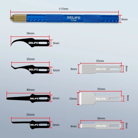 Knife Set RELIFE TK5, (for ICs, 8 in 1) Preview 5