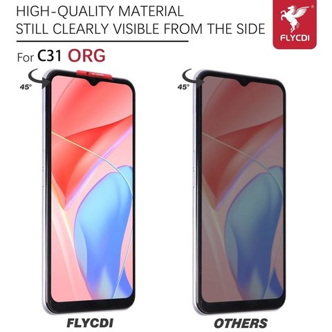 Pantalla LCD puede usarse con Realme C31, negro, sin marco, FLYCDI, RMX3501 Vista previa  3