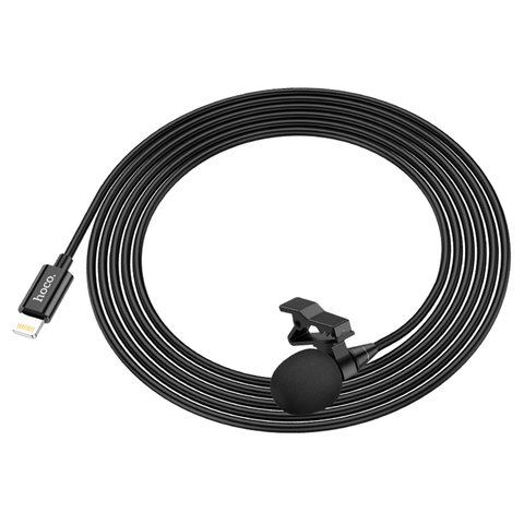 Мікрофон петличний Hoco L14, з кліпсою, Lightning, 2 м, #6931474761149 Прев'ю 1