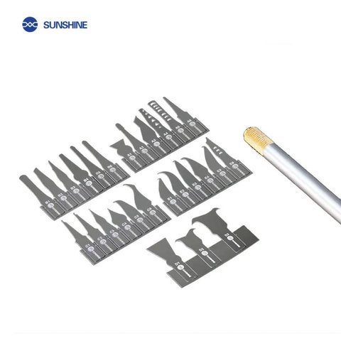 Набір скальпелів Sunshine SS-101A, для мікросхем, 27 in 1 Прев'ю 1