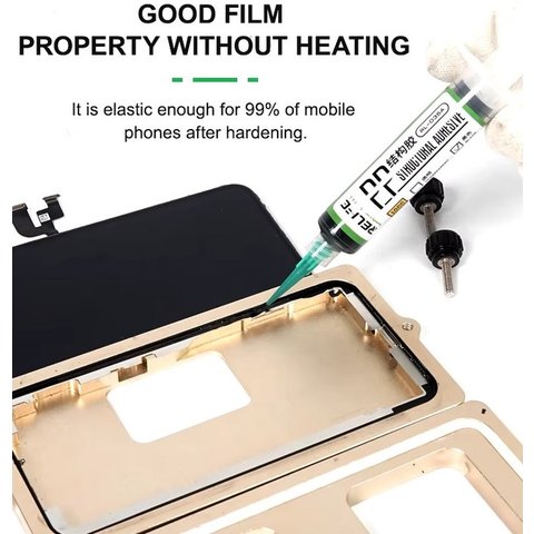 Клей RELIFE RL-035A, полиуретановый, прозрачный, для приклеивания задних крышек, для дисплейных рамок, 5 мл Превью 4