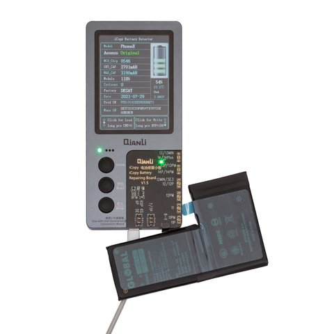 Акумулятор Mechanic для Apple iPhone X, Li-Polymer, 3,8 В, 3090 мАг, збільшена ємність, original IC Прев'ю 1