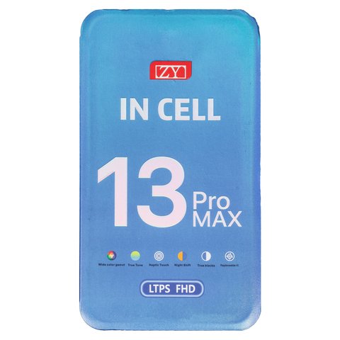 Дисплей для iPhone 13 Pro Max, черный, с рамкой, AAA, (TFT) ZY, LTPS FHD Превью 1