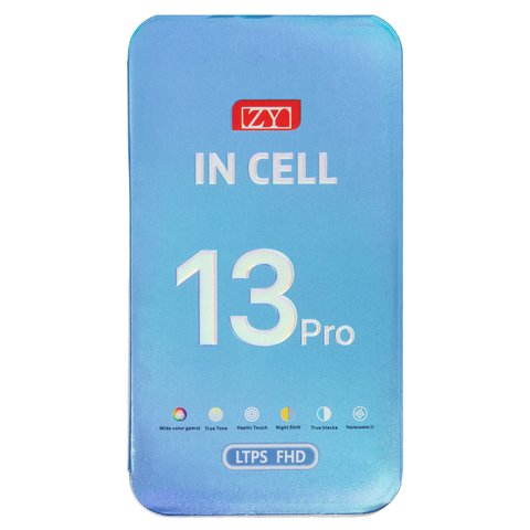 Дисплей для iPhone 13 Pro, черный, с рамкой, AAA, (TFT), ZY, LTPS FHD Превью 1