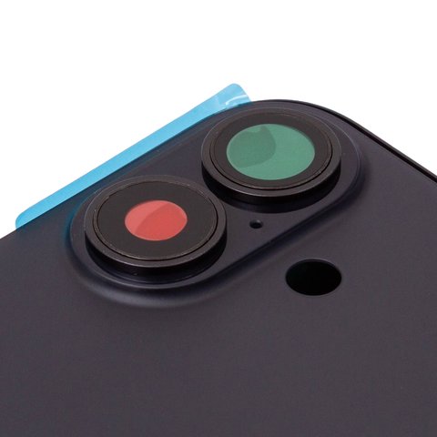 Корпус для iPhone 16 Plus, черный, с держателем SIM-карты, с боковыми кнопками, Original (PRC), EU version Превью 1