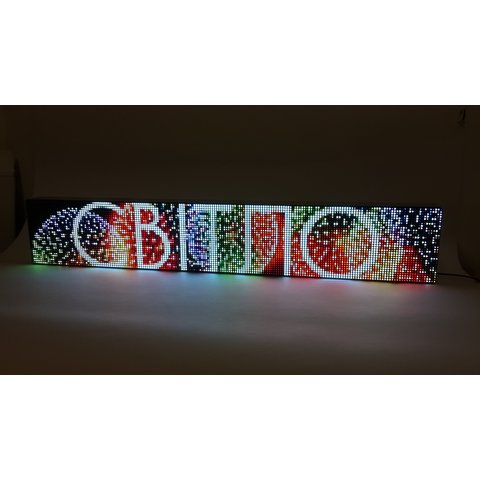 LED-екран для реклами в приміщенні (960 × 160 мм, P5, IP20, RGB, SMD, 2000 нт) Прев'ю 9