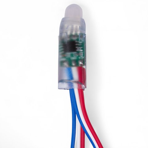 Светодиодный пиксель RGB (50 шт., WS2811, DC 12 В, 12 мм, IP68) Превью 1