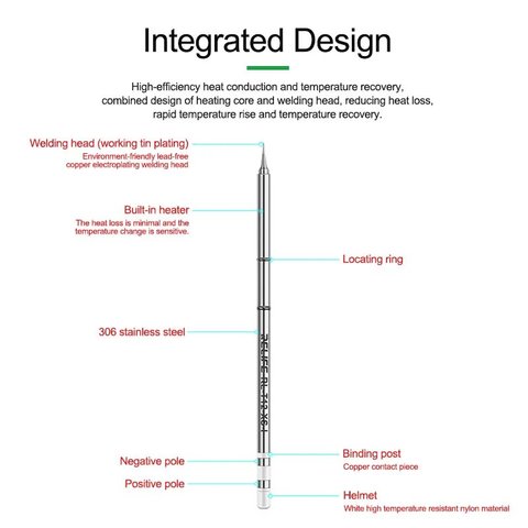 Паяльне жало RELIFE RL-T12-XS-K Прев'ю 4